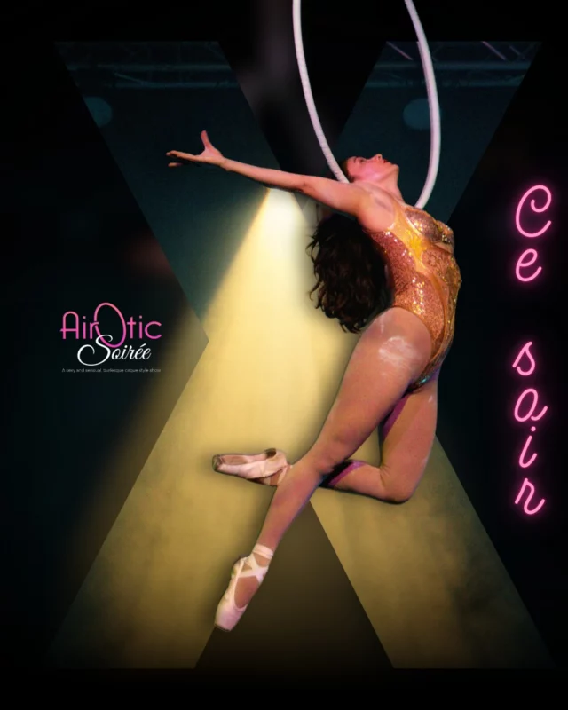 🔥 Ce soir, la magie et la passion vous attendent ! 🔥

💋 AirOtic Soirée commence à 19h00, et vous avez encore le temps de faire partie de cette expérience unique.
📍 FUSE – Rue Blaes 208, Bruxelles

🎟️ N’attendez plus, réservez maintenant et vivez la magie.

#AirOticSoirée #SpectacleÀBruxelles #BruxellesByNight #ArtEtÉmotion #SortirÀBruxelles #ÉvénementUnique #NuitSensuelle #MagieÀBruxelles #CirqueBurlesque #ExpérienceInoubliable